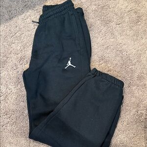 Jordan Kids Black Sweatpants with Logo